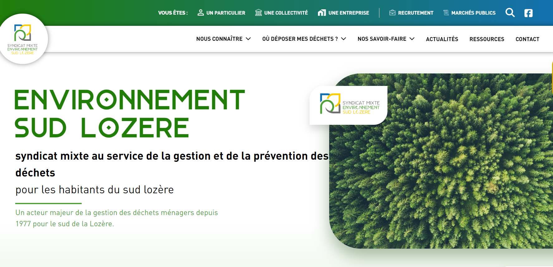 site Syndicat environnement