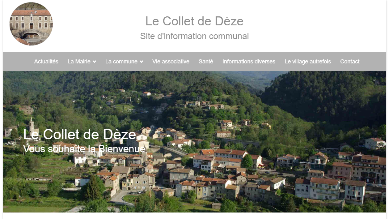 Site internet Le Collet de Dze